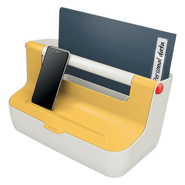 Leitz Cosy boîte de rangement - jaune foncé 226436 - 4