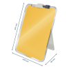 Leitz Cosy chevalet de bureau en verre avec marqueur - jaune foncé 226427 - 4
