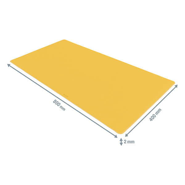 Leitz Cosy sous-main 80 x 40 cm - jaune chaud 226572 - 4