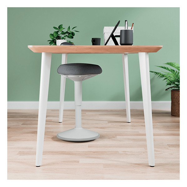 Leitz Ergo Active avec assise confortable et réglage pneumatique - gris clair 202757 - 9