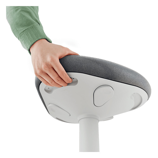 Leitz Ergo Active tabouret avec réglage pneumatique - gris clair 202761 - 4