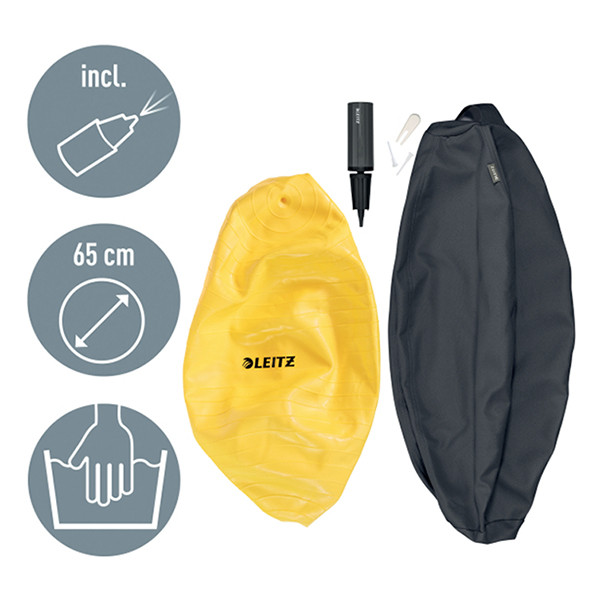 Leitz Ergo Cosy Active ballon d'assise 65 cm - gris foncé 227591 - 3