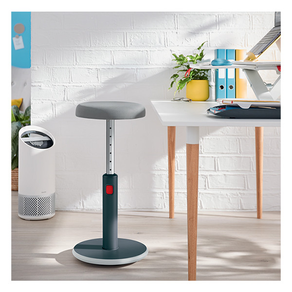 Leitz Ergo Cosy tabouret ergonomique assis/debout - gris 227600 - 4