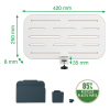 Leitz Ergo organiseur de bureau brochable 42 x 25 cm 202753 - 3