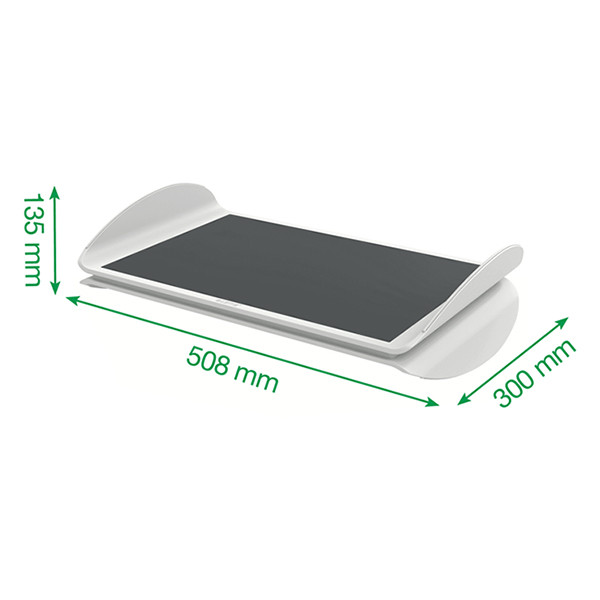 Leitz Ergo repose-pieds réglable - gris 202546 - 3