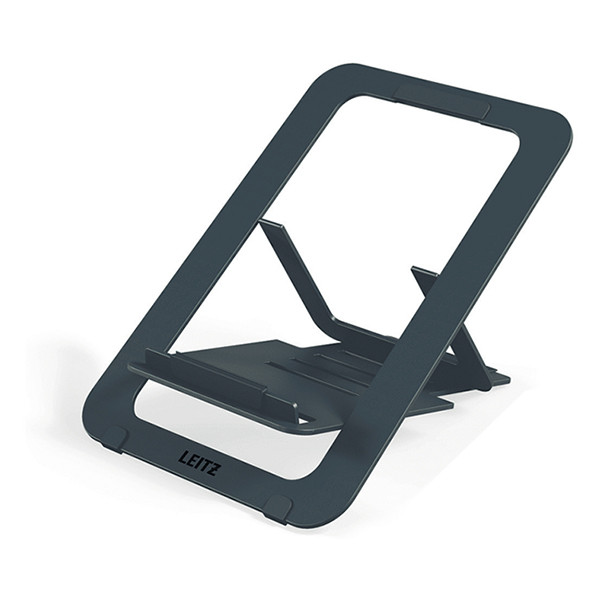 Leitz Ergo support pour ordinateur portable réglable ultra-plat en aluminium - gris foncé 202509 - 1