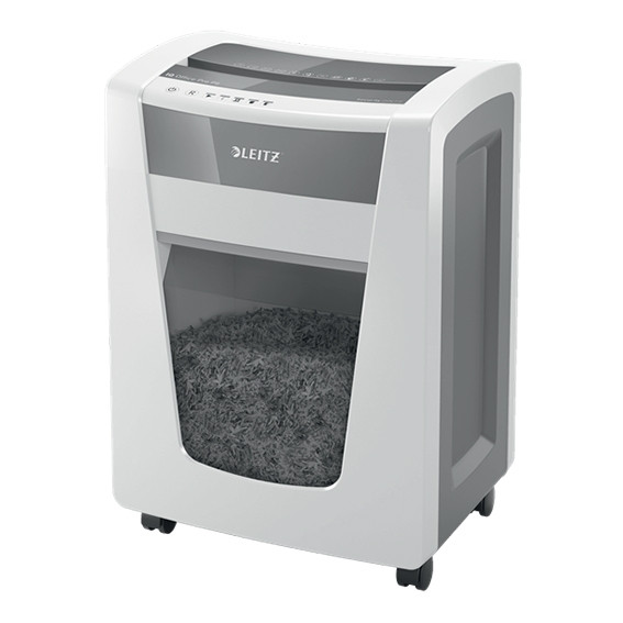 Leitz IQ Office Pro déchiqueteuse à papier micro-copeaux ultra fins - blanc 226118 - 1