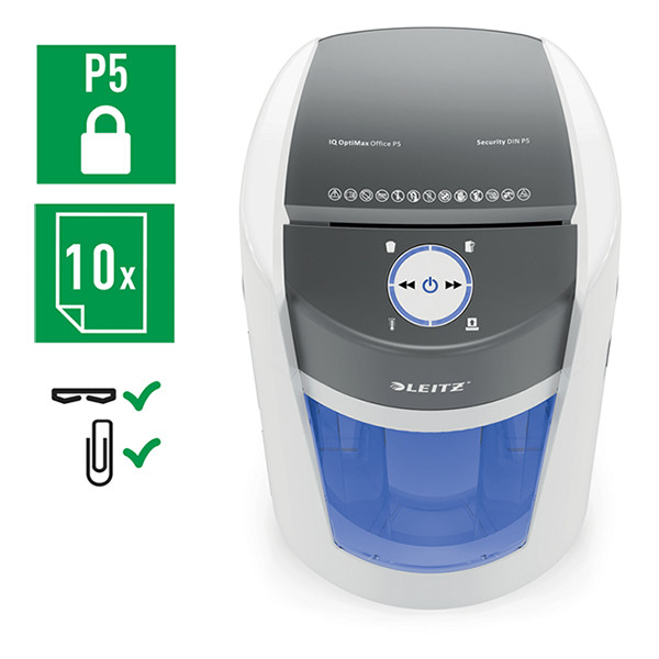 Leitz IQ OptiMax Office déchiqueteuse micro-copeaux 227640 - 7