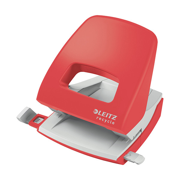 Leitz NeXXt Recycle perforatrice 2 trous (30 feuilles) - rouge 227606 - 1