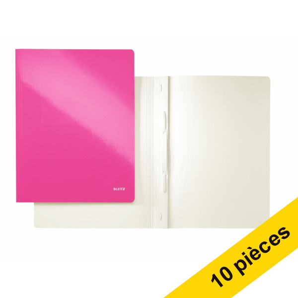 Offre : 10x Leitz 3001 WOW pochette de devis - rose métallisé 280030 - 1