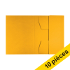 Offre : 10x Leitz Recycle chemise cartonnée à 3 rabats A4 - jaune 227576 - 1