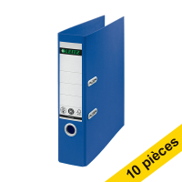 Offre : 10x Leitz Recycle classeur A4 papier mâché 80 mm - bleu