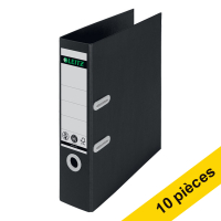 Offre : 10x Leitz Recycle classeur A4 papier mâché 80 mm - noir
