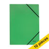 Offre : 10x Leitz Recycle farde à élastique en carton A4 - vert 227583 - 1