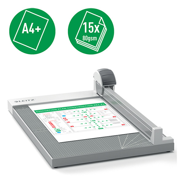 Leitz Precision Office massicot à roulette 15 feuilles (A4+) 226586 - 2