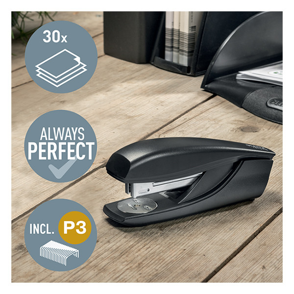 Leitz Recycle agrafeuse en plastique (30 feuilles) - noir 226501 - 4