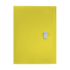 Leitz Recycle chemise en plastique à 3 rabats A4 avec fermeture - jaune 227560 - 1