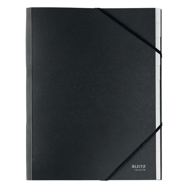 Leitz Recycle dossier de tri (12 onglets) - noir 226483 - 1