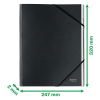 Leitz Recycle dossier de tri (12 onglets) - noir 226483 - 3