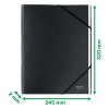 Leitz Recycle dossier de tri (6 onglets) - noir 226482 - 4
