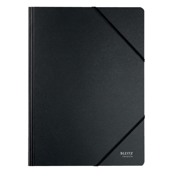 Leitz Recycle farde à élastique en carton A4 - noir 226481 - 1
