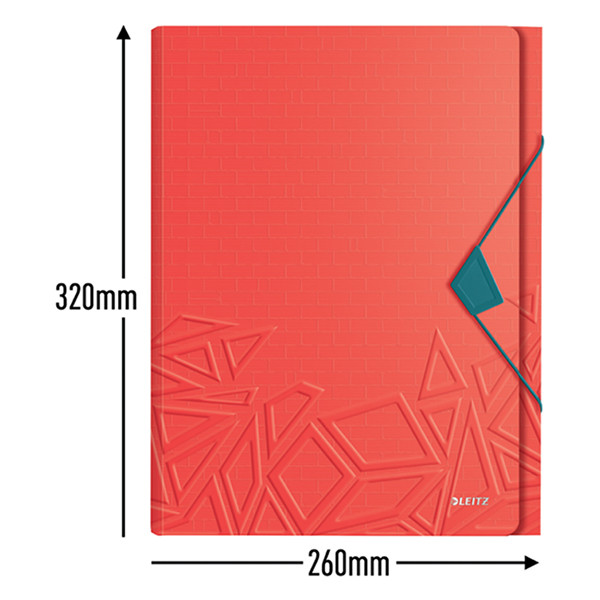 Leitz Urban Chic trieur (5 compartiments) - rouge 226563 - 2