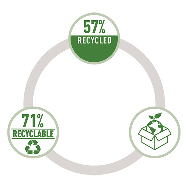 Leitz boîte de rangement en tissu format medium (2 pièces) - gris foncé 202503 - 7