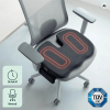 Leitz iComfi coussin de siège chauffant ergonomique - gris foncé 401302 - 2