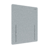 Leitz panneau de séparation de bureau réglable en hauteur 60 x 70 - gris 243787 - 2