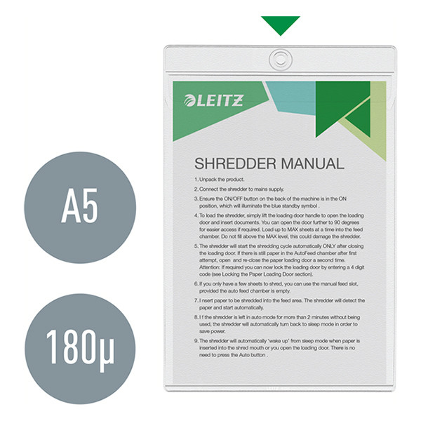 Leitz premium pochette avec œillet de suspension A5 (50 pièces) 202524 - 5