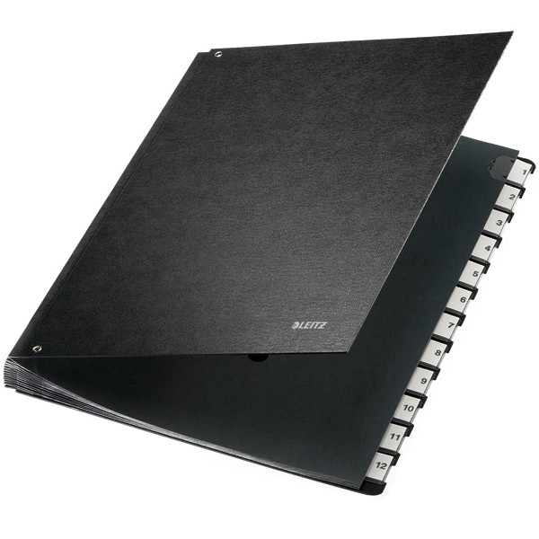 Leitz trieur à 12 compartiments à onglets 1-12 (A4) 202840 - 1