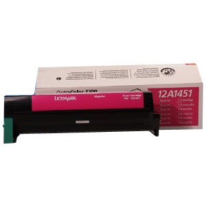 Lexmark 12A1451 toner magenta (d'origine) 034175 - 1