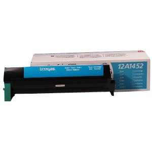 Lexmark 12A1452 toner cyan (d'origine) 034180 - 1