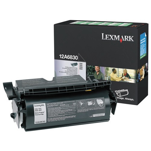 Lexmark 12A6830 toner (d'origine) - noir 034220 - 1