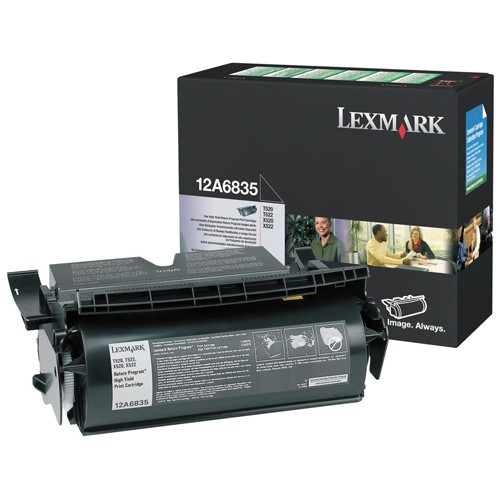 Lexmark 12A6835 toner haute capacité (d'origine) - noir 034225 - 1