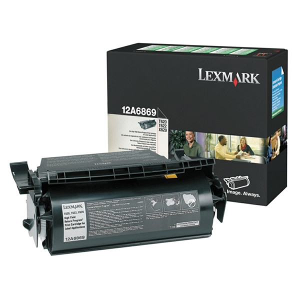 Lexmark 12A6869 toner pour étiquettes haute capacité (d'origine) 037580 - 1
