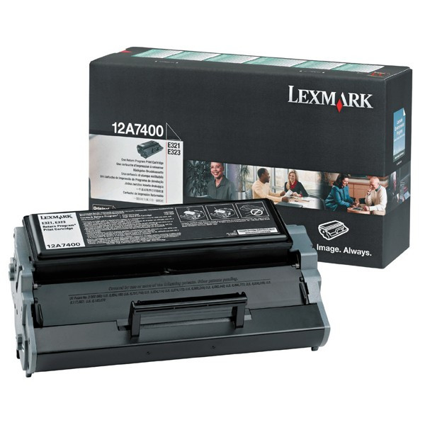 Lexmark 12A7400 toner (d'origine) - noir 037090 - 1