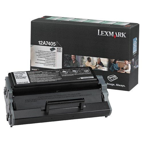 Lexmark 12A7405 toner haute capacité (d'origine) - noir 034100 - 1