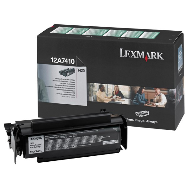 Lexmark 12A7410 toner (d'origine) - noir 034350 - 1