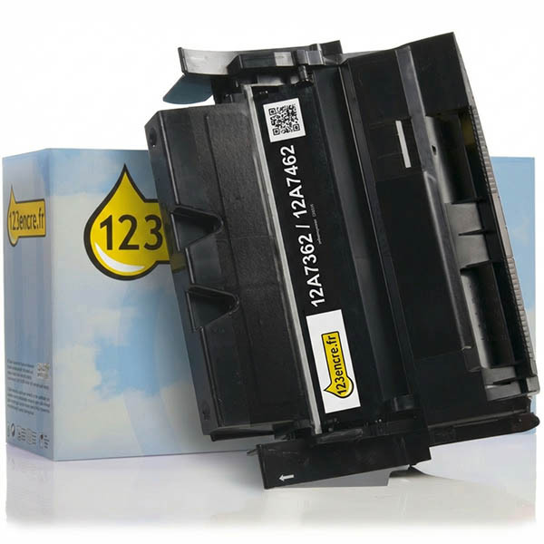 Lexmark 12A7460 toner (marque 123encre) - noir 034121 - 1