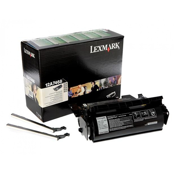 Lexmark 12A7468 toner pour étiquettes haute capacité (d'origine) 037582 - 1