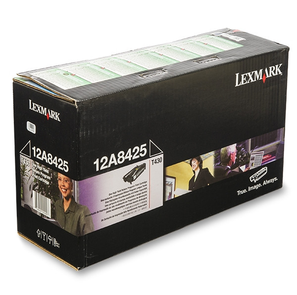 Lexmark 12A8425 toner haute capacité (d'origine) - noir 034260 - 1