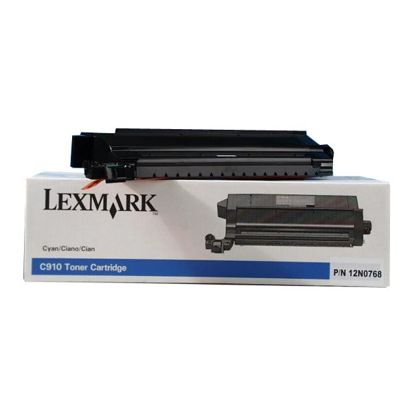 12N0768 Lexmark toner cyan (d'origine) 034555 - 1