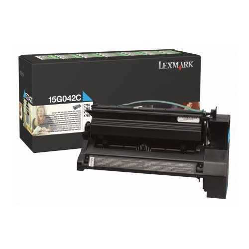 Lexmark 15G042C toner cyan haute capacité (d'origine) 034540 - 1