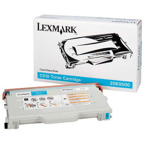 Lexmark 20K0500 toner cyan (d'origine) 034405 - 1