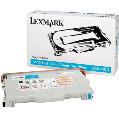 Lexmark 20K1400 toner cyan haute capacité (d'origine) 034425 - 1