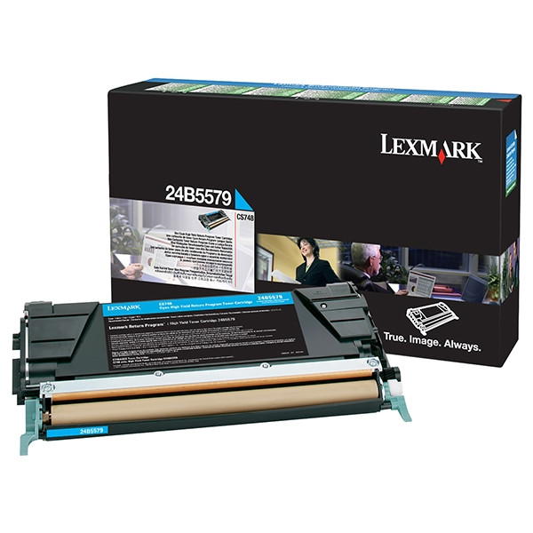 Lexmark 24B5579 toner cyan haute capacité (d'origine) 037588 - 1