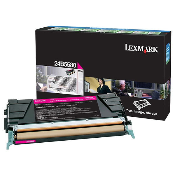 Lexmark 24B5580 toner magenta haute capacité (d'origine) 037590 - 1