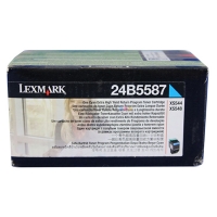 Lexmark 24B5587 toner cyan (d'origine) 037398