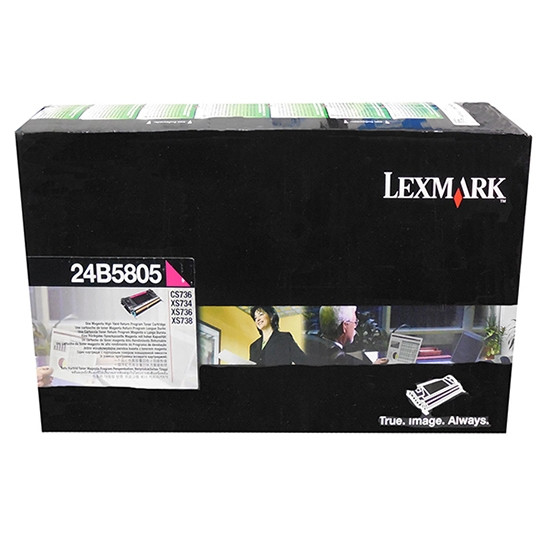 Lexmark 24B5805 toner magenta (d'origine) 037430 - 1
